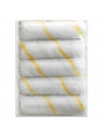 Set de recambios para rodillos, fabricado en poliéster, 5 unidades, longitud de 10 cm. Ideal para el pintado en casa o trabajo.