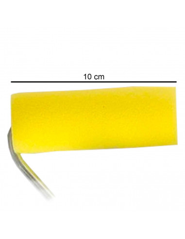 Set de pintor, fabricado en metal y plástico, contiene 1 rodillo de espuma, 2 recambios de espuma de 10 cm, 24 x 11,5 x 3 cm