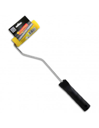 Set de pintor, fabricado en metal y plástico, contiene 1 rodillo de espuma 10 cm, 1 varilla de 36 cm, 36 x 10,5 x 3 cm
