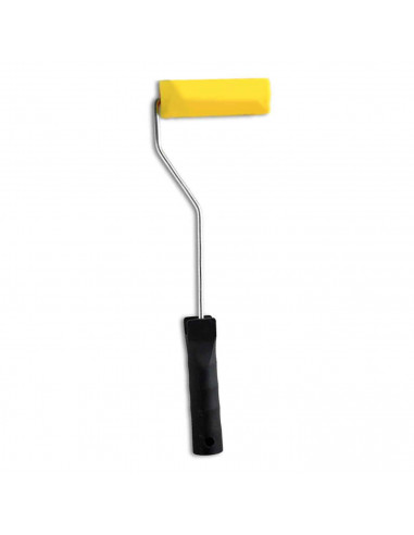 Set de pintor, fabricado en metal y plástico, contiene 1 rodillo de espuma 10 cm, 1 varilla de 36 cm, 36 x 10,5 x 3 cm