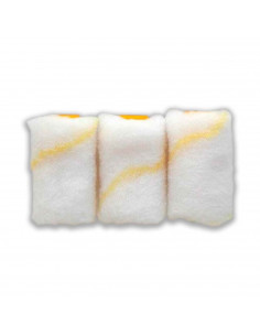 Set de recambios para rodillos, fabricado en poliéster, 3 unidades, longitud de 5 cm. Ideal para el pintado en casa o trabajo.