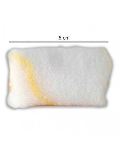 Set de recambios para rodillos, fabricado en poliéster, 3 unidades, longitud de 5 cm. Ideal para el pintado en casa o trabajo.