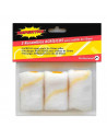 Set de recambios para rodillos, fabricado en poliéster, 3 unidades, longitud de 5 cm. Ideal para el pintado en casa o trabajo.