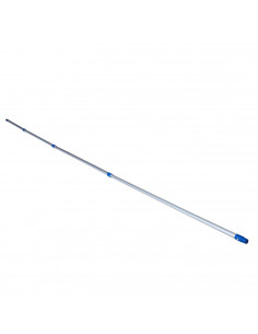 Tradineur - Palo de aluminio para escoba fregona extensible 5 m superficies altas