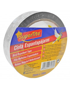 SuperTite - Cinta espantapájaros reflectante, repelente de aves brillante para colgar en ventanas, balcones, jardines, huertos,