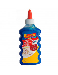 SuperTite - Pegamento con purpurina infantil, sin disolventes, manualidades, proyectos escolares, bellas artes, apto para niños,