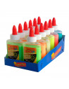 Pegamento escolar de 95 ml, brilla en la oscuridad, Cola luminiscente, Autorecargable, Más de 1h de duracion. Color surtido.