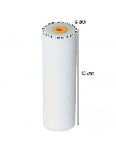 pack de recambios para rodillos, fabricado en espuma, 3 unidades, longitud de 10 cm. Ideal para el pintado en casa o trabajo. Co
