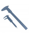 Juego de calibres de 23 cm y de 10 cm, calibre de precisión, escala, calibrador, regla mecánica, herramienta de medición fabrica