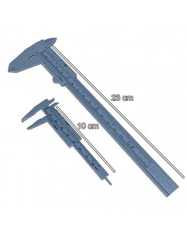 Juego de calibres de 23 cm y de 10 cm, calibre de precisión, escala, calibrador, regla mecánica, herramienta de medición fabrica