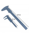 Juego de calibres de 23 cm y de 10 cm, calibre de precisión, escala, calibrador, regla mecánica, herramienta de medición fabrica