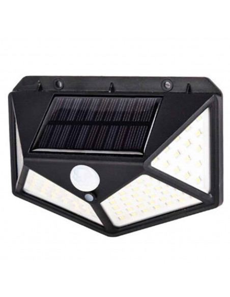 Lámpara luces LED de exterior 30 W, funciona con luz solar, carga automática, función nocturna, fácil instalación, sensor de mov Lámpara luces LED de exterior 30 W, funciona con luz solar, carga automática, función nocturna, fácil instalación, sensor de mov