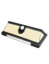 Lámpara luces LED de exterior 35 W, funciona con luz solar, carga automática, función nocturna, fácil instalación, sensor de mov
