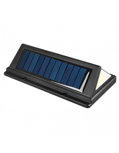 Lámpara luces LED de exterior 35 W, funciona con luz solar, carga automática, función nocturna, fácil instalación, sensor de mov
