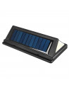 Lámpara luces LED de exterior 35 W, funciona con luz solar, carga automática, función nocturna, fácil instalación, sensor de mov