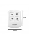 Luz auxiliar COB con mando a distancia color blanco, 3 pilas "AAA" (No incluidas). Luz de 9 cm de diámetro.