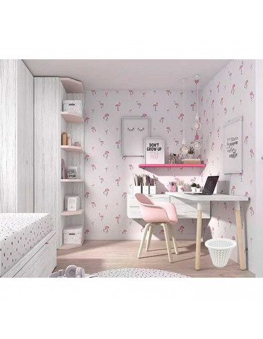 Tradineur - Papelera de plástico, modelo Lea, forma cilíndrica, cubo de basura para oficina, despacho, estudio (Blanco, 27,5 x 2
