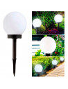 Tradineur - Antorcha de jardín de plástico, luz solar, lámpara solar recargable para césped, patio, paseos, decoración exterior,