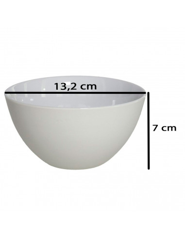 Tradineur - Bol de porcelana, cuenco, tazón de desayuno, cereales, postres, aperitivos, sopa, apto para lavavajillas y microonda