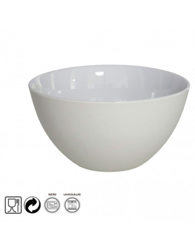 Tradineur - Bol de porcelana, cuenco, tazón de desayuno, cereales, postres, aperitivos, sopa, apto para lavavajillas y microonda