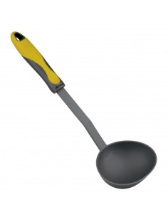 LifeStyle - Cazo para servir de nylon-silicona 30 cm, cacillo para cocina, temperatura máxima 210 ºC, apto para lavavajillas, co