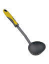 LifeStyle - Cazo para servir de nylon-silicona 30 cm, cacillo para cocina, temperatura máxima 210 ºC, apto para lavavajillas, co