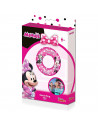 Tradineur - Flotador hinchable Minnie infantil, vinilo resistente, 56 cm diámetro. Para niños de 3 - 6 años.