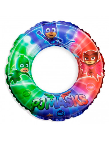Tradineur - Flotador hinchable de multicolor infantil, vinilo resistente, 56 cm diámetro. Para niños de 3 - 6 años