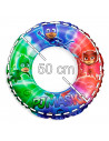 Tradineur - Flotador hinchable de multicolor infantil, vinilo resistente, 56 cm diámetro. Para niños de 3 - 6 años
