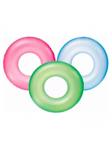 Tradineur - Flotador hinchable infantil, vinilo resistente, 76 cm diámetro. Para niños de 3 - 6 años. Color Surtido.