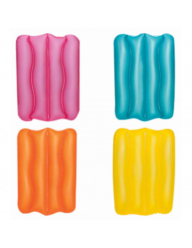 Tradineur - Almohada hinchable infantil, incluye válvula de inflado de seguridad, 38 x 25 x 5 cm, para niños de 3+ años. Color S