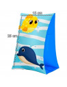 Tradineur - Manguitos infantiles de animalitos, piscina, vinilo resistente. Para niños de 3 - 6 años. 55 x 15 cm