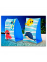 Tradineur - Manguitos infantiles de animalitos, piscina, vinilo resistente. Para niños de 3 - 6 años. 55 x 15 cm
