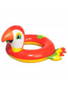Tradineur - Flotador hinchable infantil con diseño de animales, vinilo resistente. Para niños de 3 - 6 años. 58 x 79 cm. Modelos