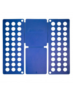 Tradineur - Doblador de ropa plegable de plástico, tabla para doblar prendas, placa de ayuda, plegar camisetas, jerséis, pantalo