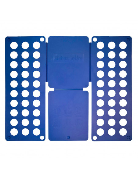 Tradineur - Doblador de ropa plegable de plástico, tabla para doblar prendas, placa de ayuda, plegar camisetas, jerséis, pantalo