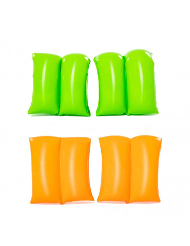 Tradineur - Manguitos infantiles, 2 cámaras de aire, vinilo resistente. Para niños de 3 - 6 años. Color Surtido. 20 x 20 cm