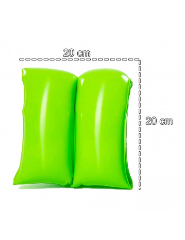 Tradineur - Manguitos infantiles, 2 cámaras de aire, vinilo resistente. Para niños de 3 - 6 años. Color Surtido. 20 x 20 cm