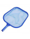 Tradineur - Recogehojas, malla resistente, limpiado de piscinas, spas o jacuzzis. Compatible con mangos. Color azul. 32 x 28,5 c