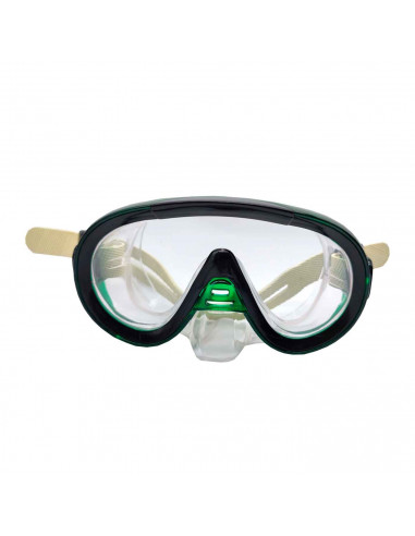 Tradineur - Set de gafas de buceo con tubo, Protección UV, Diseño estilo aviador, Fabricadas en PVC, Medida ajustable. Surtido