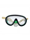Tradineur - Set de gafas de buceo con tubo, Protección UV, Diseño estilo aviador, Fabricadas en PVC, Medida ajustable. Surtido