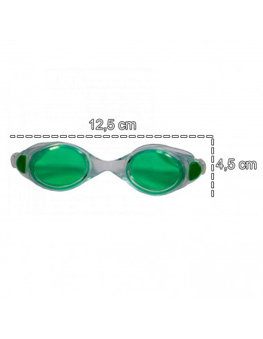 Tradineur - Gafas de buceo, Protección UV, ligeras y versátiles, Fabricadas en PVC, Medida ajustable. Color Surtido. 4,5 x 12,5