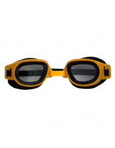 Tradineur - Gafas de buceo natación junior, Protección UV, ligeras y versátiles, Fabricadas en PVC, Medida ajustable. Color Surt