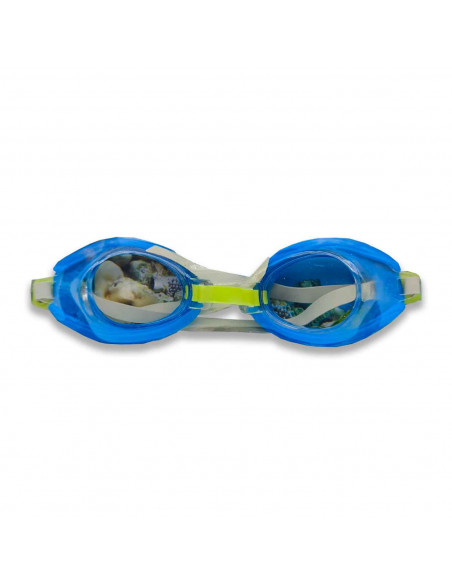 Tradineur - Gafas de buceo natación infantil, ligeras y versátiles, Fabricadas en PVC, Medida ajustable. Color Surtido. 4 x 15 c
