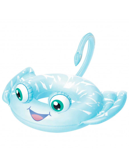 Tradineur - Flotador hinchable infantil con forma de animales, vinilo resistente, 3 modelos distintos, Modelo surtido. 86 x 69 c