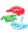 Tradineur - Flotador hinchable infantil con forma de animales, vinilo resistente, 3 modelos distintos, Modelo surtido. 86 x 69 c