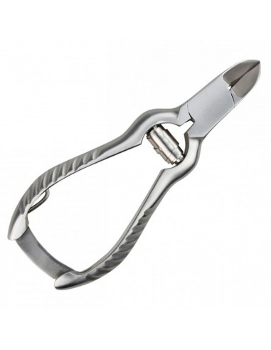 Tradineur - Alicates de pedicura, cortaúñas de acero inoxidable, tenazas, pinza para uñas de pies gruesas y duras, uñas encarnad