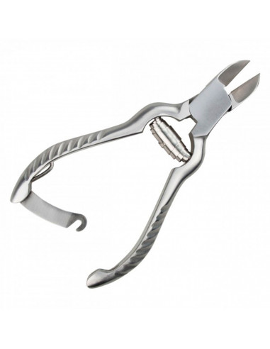 Tradineur - Alicates de pedicura, cortaúñas de acero inoxidable, tenazas, pinza para uñas de pies gruesas y duras, uñas encarnad