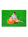 Tradineur - Piscina hinchable infantil, vinilo resistente, válvula de seguridad, 3 cámaras de aire, 64 x 25 cm, color aleatorio