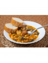 Tradineur - Set de 3 cucharas soperas de acero inoxidable, cucharas de mesa clásicas para sopas, caldos, potajes, 19,5 cm